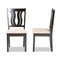 Baxton Studio Fenton Modern and Contemporary Sand Fabric and Dark Brown Finished Wood 2-Piece Dining Chair Set 176-11378-Zoro - alternate 3